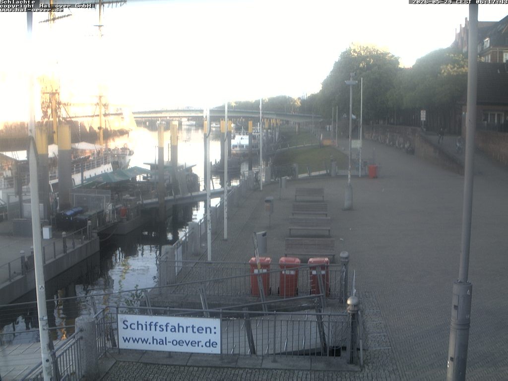 Archiv Foto Webcam Weserpromenade Schlachte Bremen