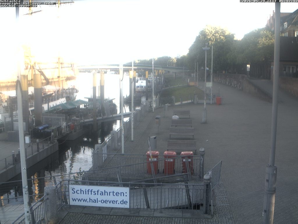 Archiv Foto Webcam Weserpromenade Schlachte Bremen