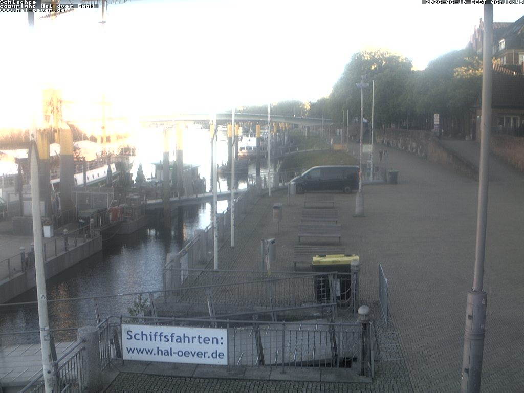 Archiv Foto Webcam Weserpromenade Schlachte Bremen