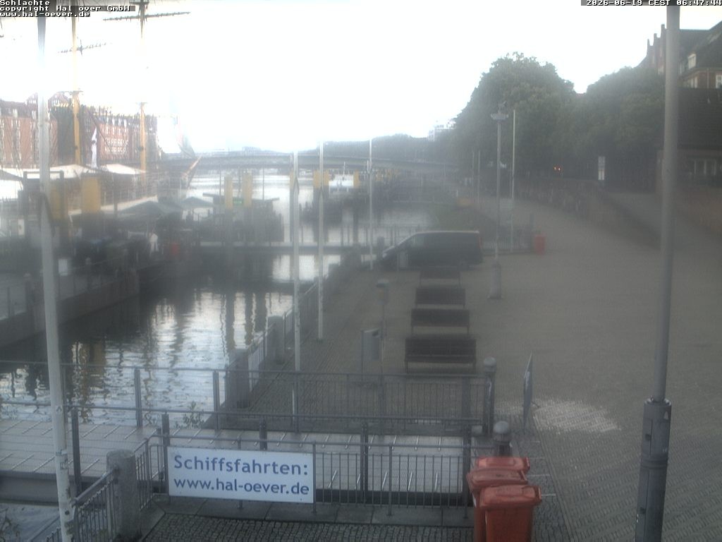 Archiv Foto Webcam Weserpromenade Schlachte Bremen