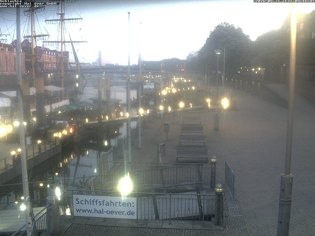 Archiv Foto Webcam Weserpromenade Schlachte Bremen