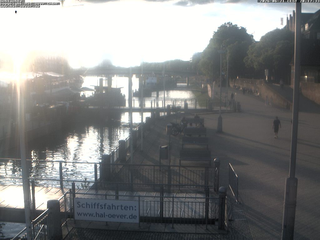 Archiv Foto Webcam Weserpromenade Schlachte Bremen