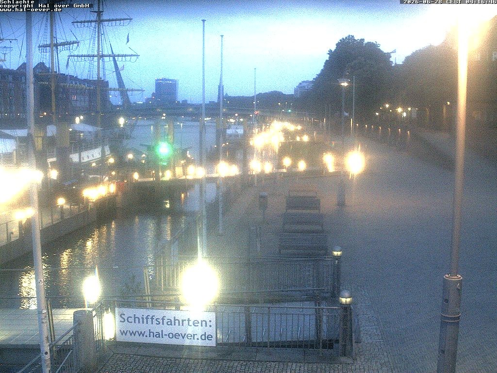 Archiv Foto Webcam Weserpromenade Schlachte Bremen