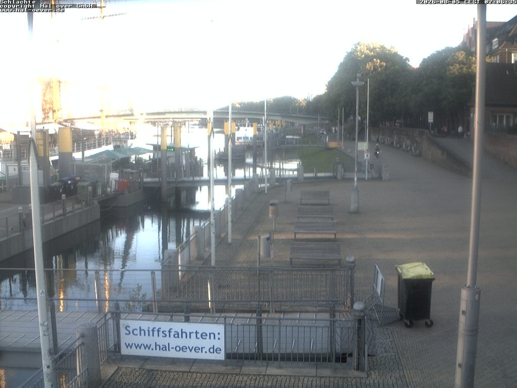 Archiv Foto Webcam Weserpromenade Schlachte Bremen