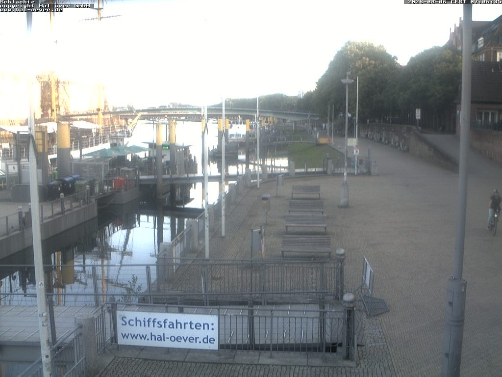 Archiv Foto Webcam Weserpromenade Schlachte Bremen