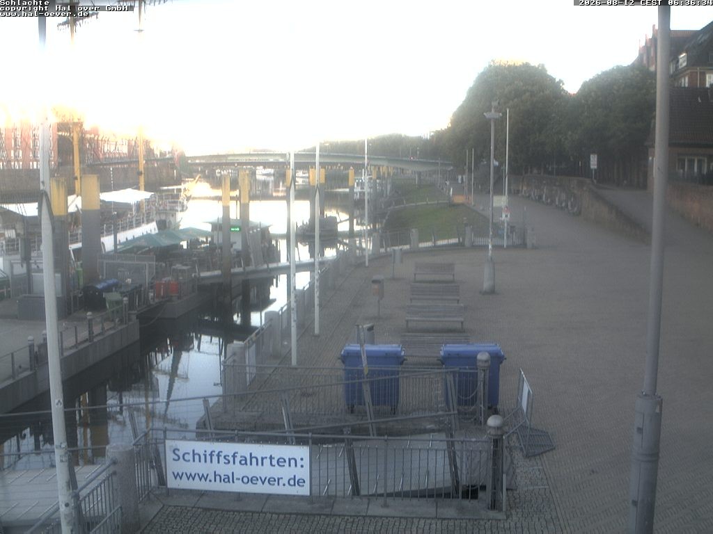 Archiv Foto Webcam Weserpromenade Schlachte Bremen