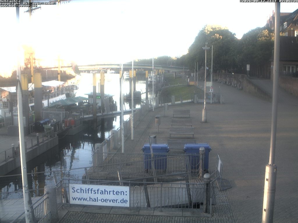 Archiv Foto Webcam Weserpromenade Schlachte Bremen