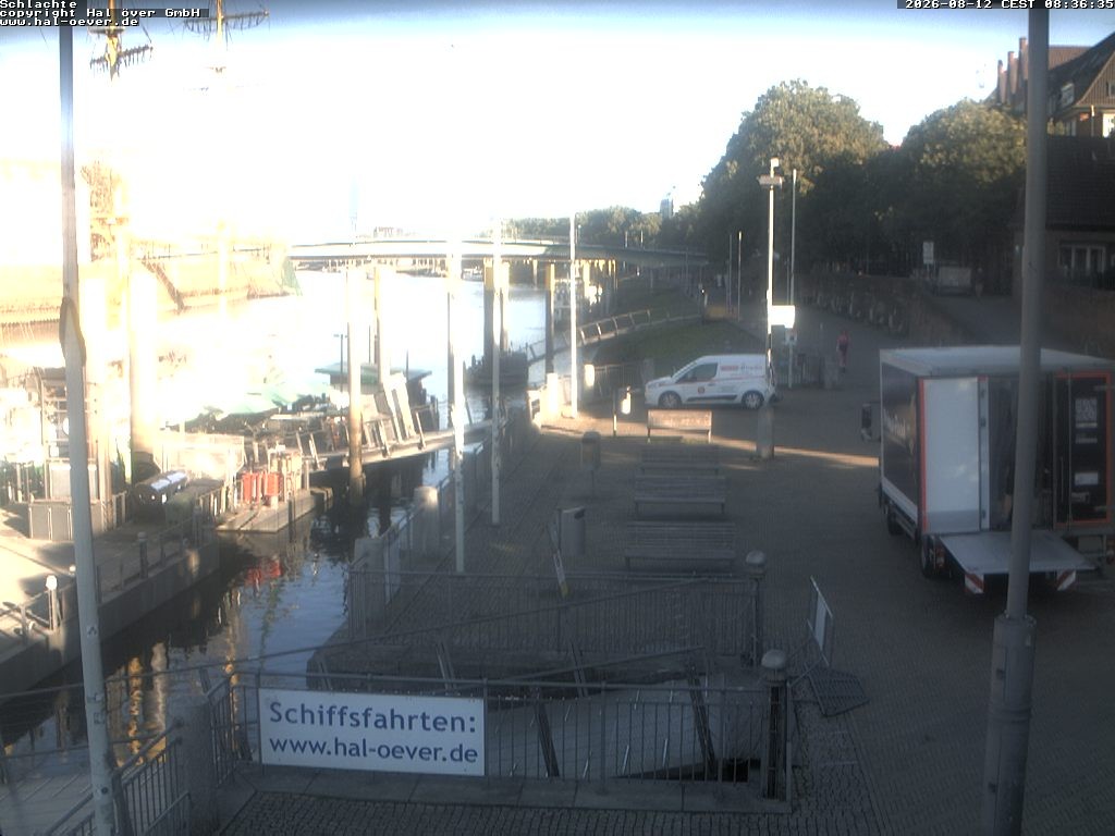 Archiv Foto Webcam Weserpromenade Schlachte Bremen