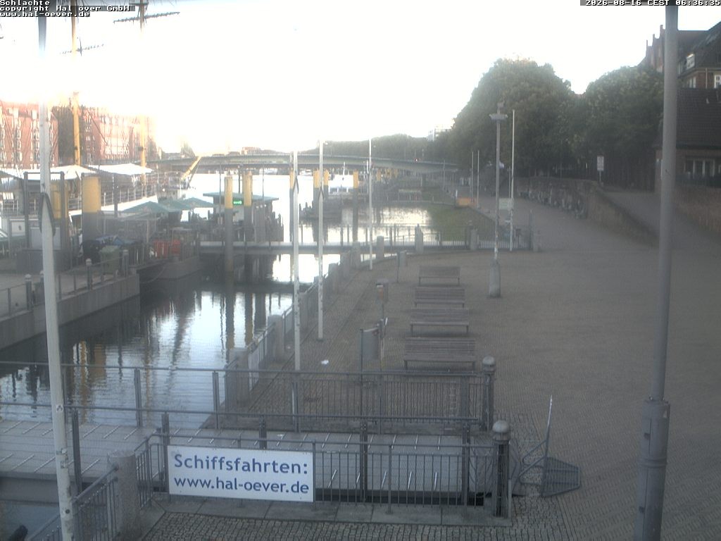 Archiv Foto Webcam Weserpromenade Schlachte Bremen