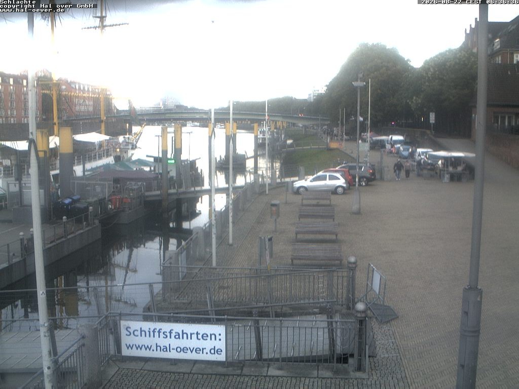 Archiv Foto Webcam Weserpromenade Schlachte Bremen