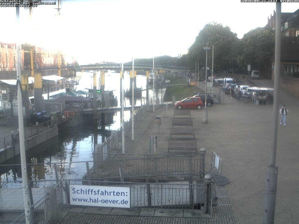 Archiv Foto Webcam Weserpromenade Schlachte Bremen