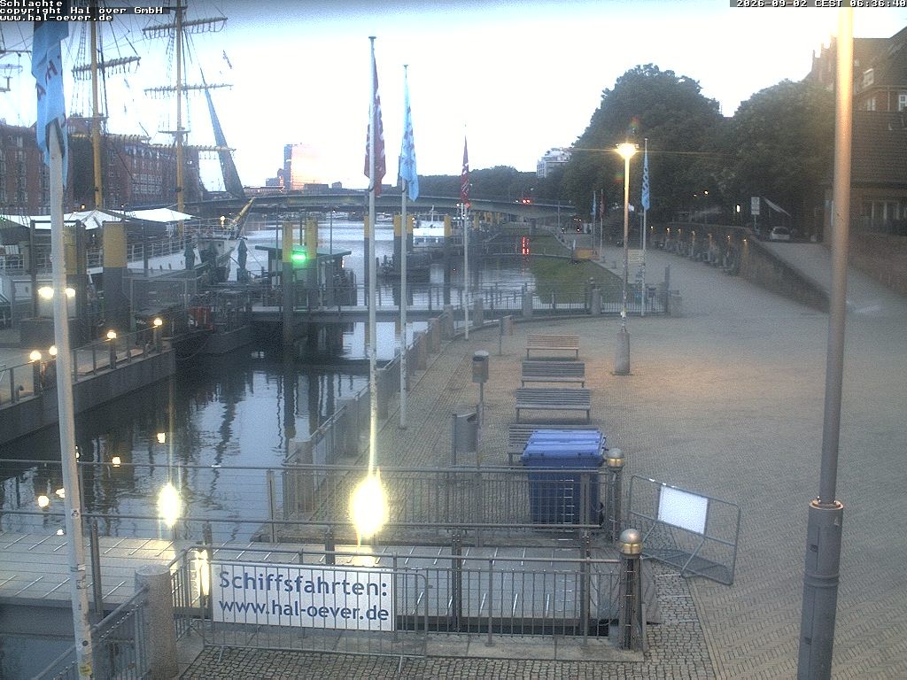 Archiv Foto Webcam Weserpromenade Schlachte Bremen