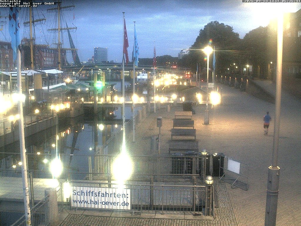 Archiv Foto Webcam Weserpromenade Schlachte Bremen