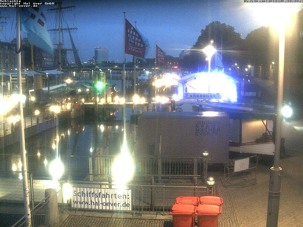 Archiv Foto Webcam Weserpromenade Schlachte Bremen