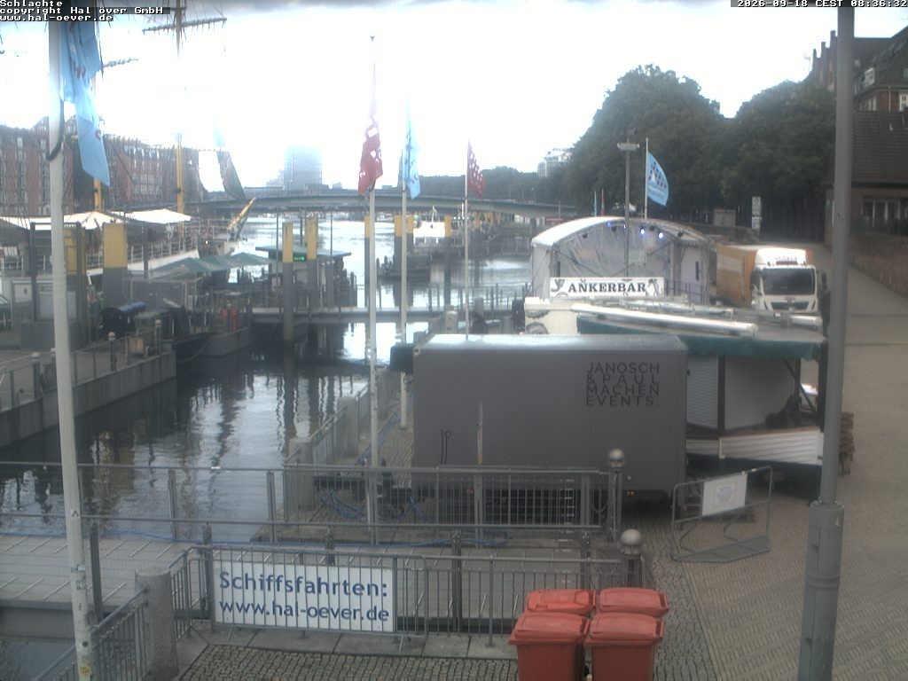 Archiv Foto Webcam Weserpromenade Schlachte Bremen