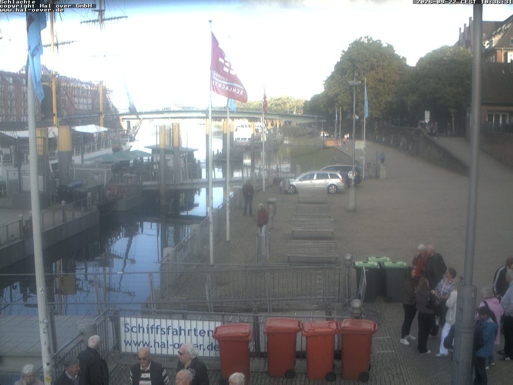 Archiv Foto Webcam Weserpromenade Schlachte Bremen