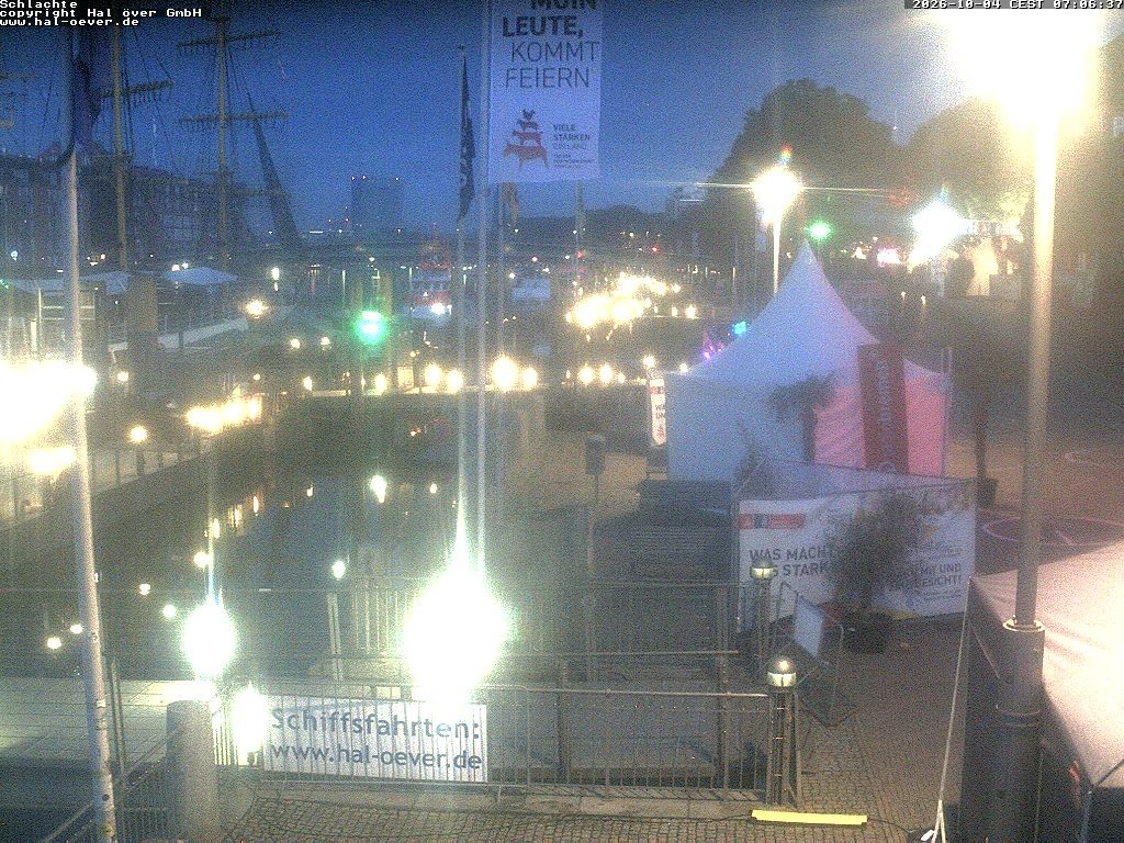 Archiv Foto Webcam Weserpromenade Schlachte Bremen