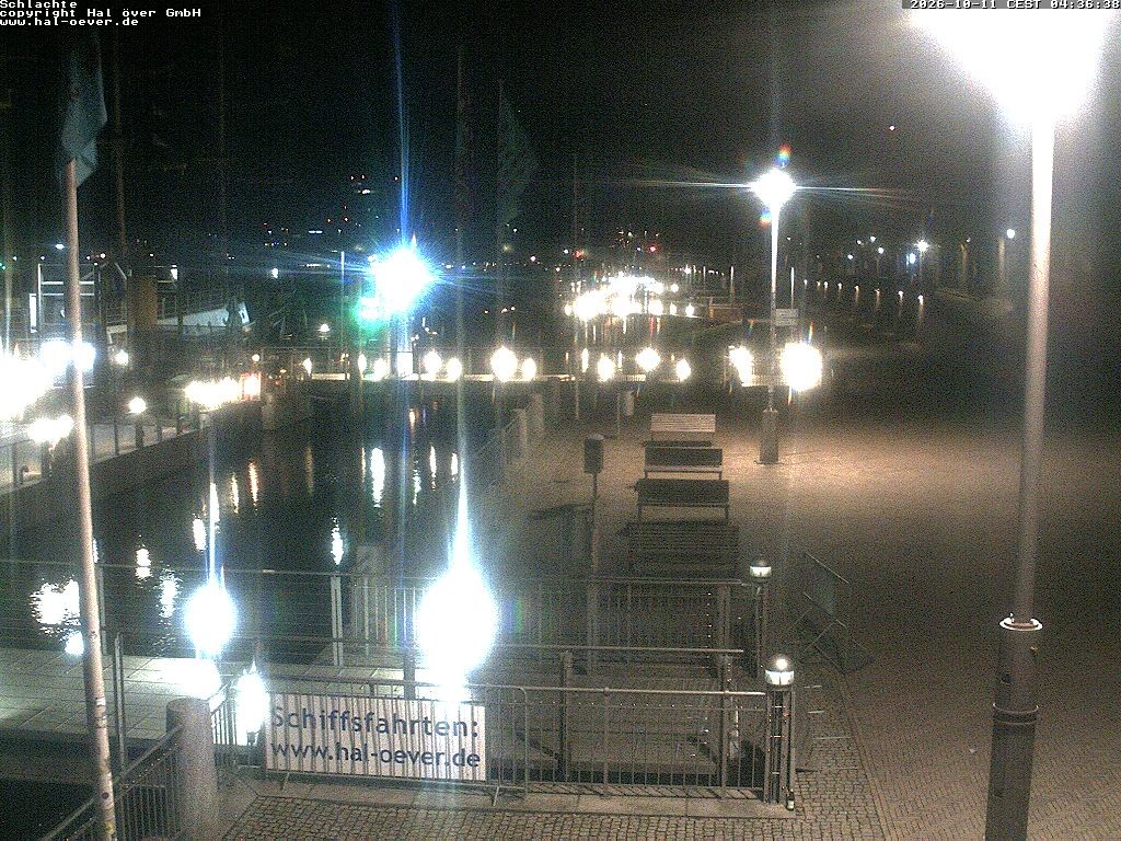 Archived image Webcam River Walk Schlachte Bremen