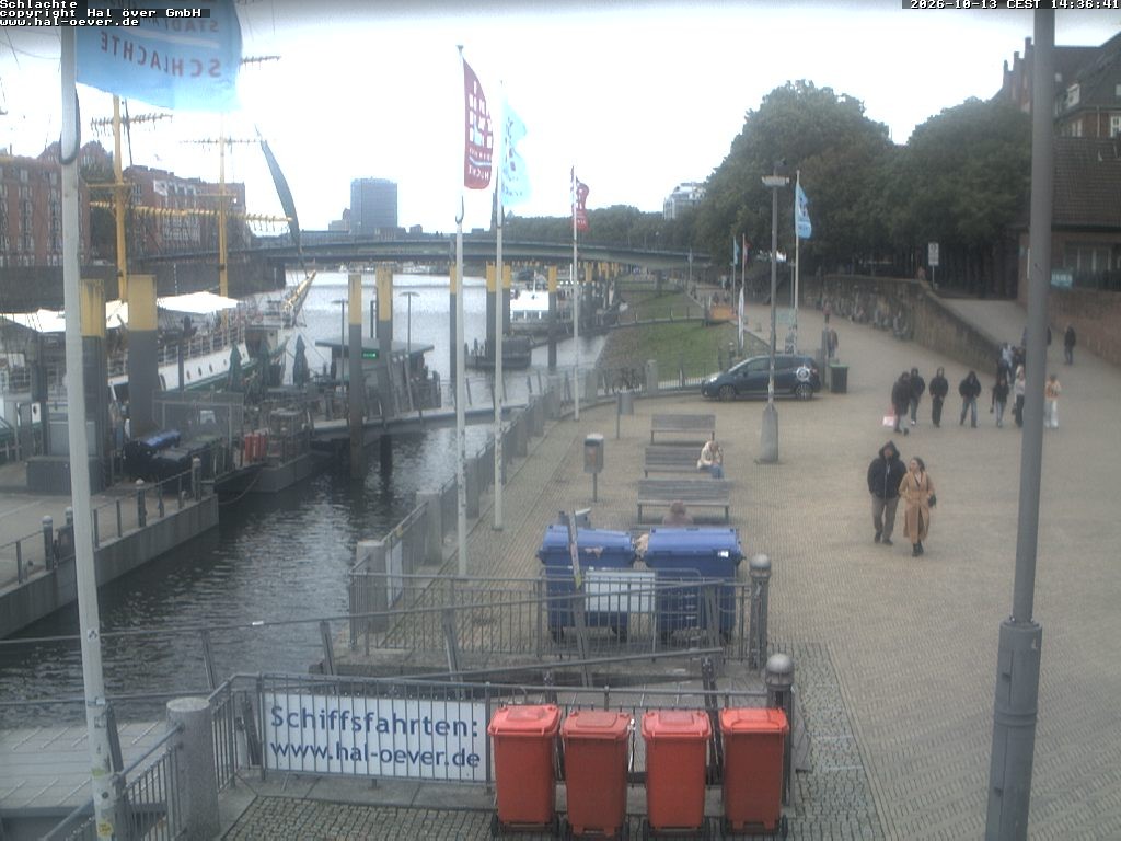 Archiv Foto Webcam Weserpromenade Schlachte Bremen