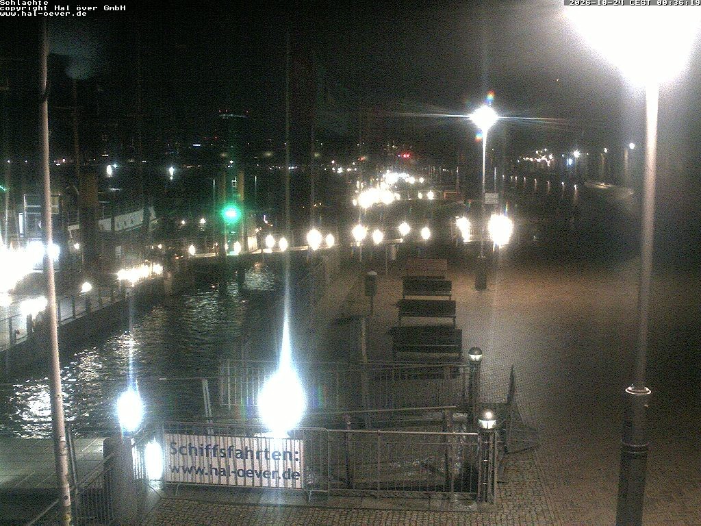 Archived image Webcam River Walk Schlachte Bremen