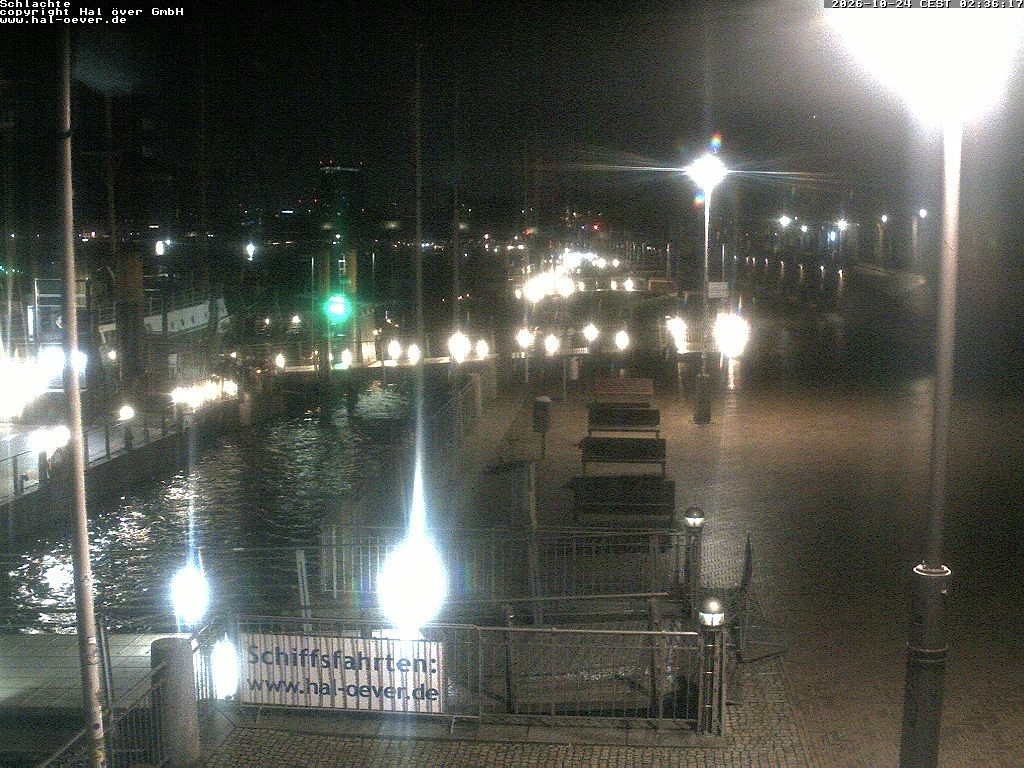 Archived image Webcam River Walk Schlachte Bremen