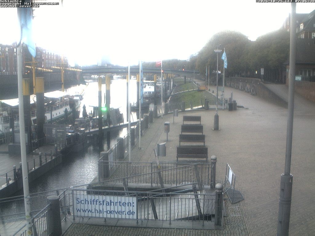 Archiv Foto Webcam Weserpromenade Schlachte Bremen