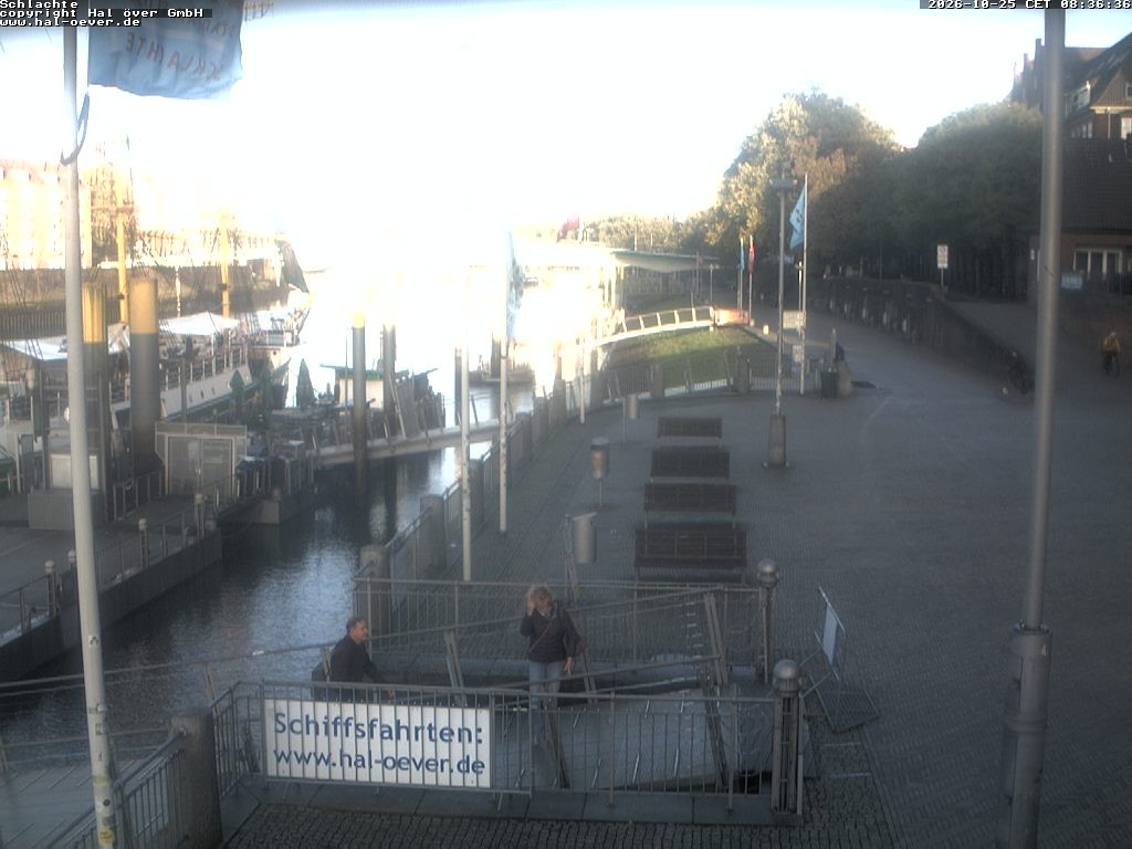 Archiv Foto Webcam Weserpromenade Schlachte Bremen