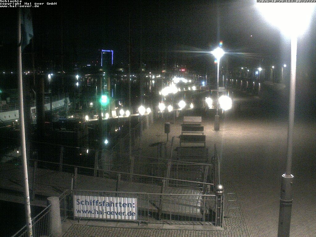 Archived image Webcam River Walk Schlachte Bremen
