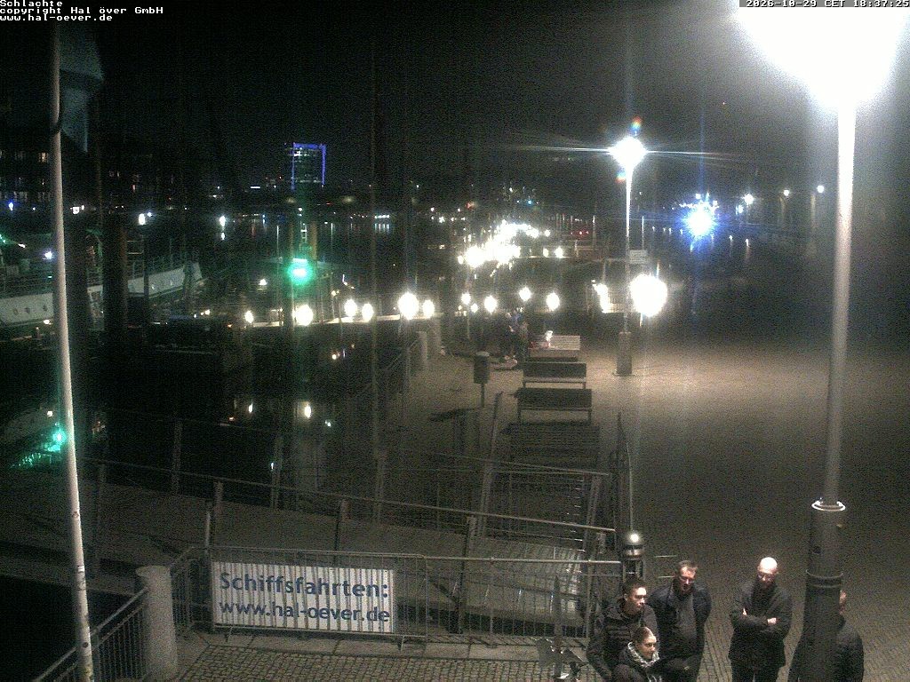 Archived image Webcam River Walk Schlachte Bremen