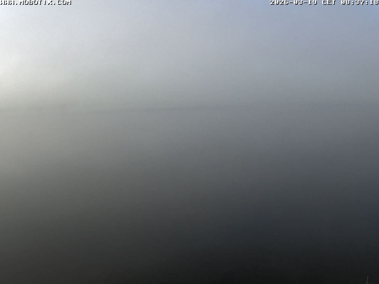 Archived image Webcam Hopfensee: View from Restaurant Fischerhütte