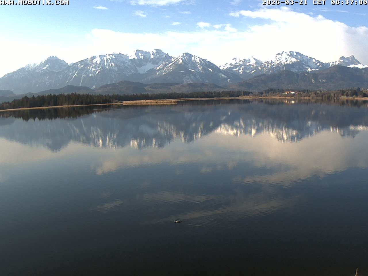 Archiv Foto Webcam Restaurant Fischerhütte am Hopfensee