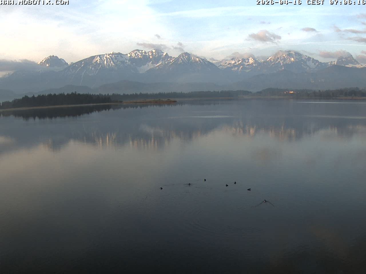 Archiv Foto Webcam Restaurant Fischerhütte am Hopfensee