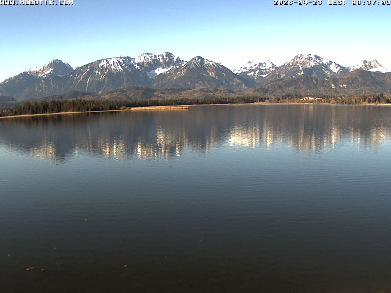 Archiv Foto Webcam Restaurant Fischerhütte am Hopfensee
