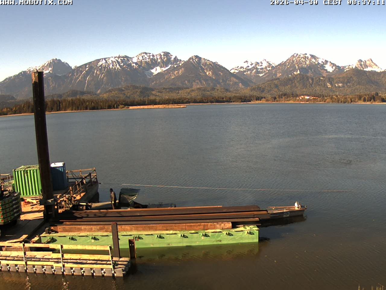 Archiv Foto Webcam Restaurant Fischerhütte am Hopfensee