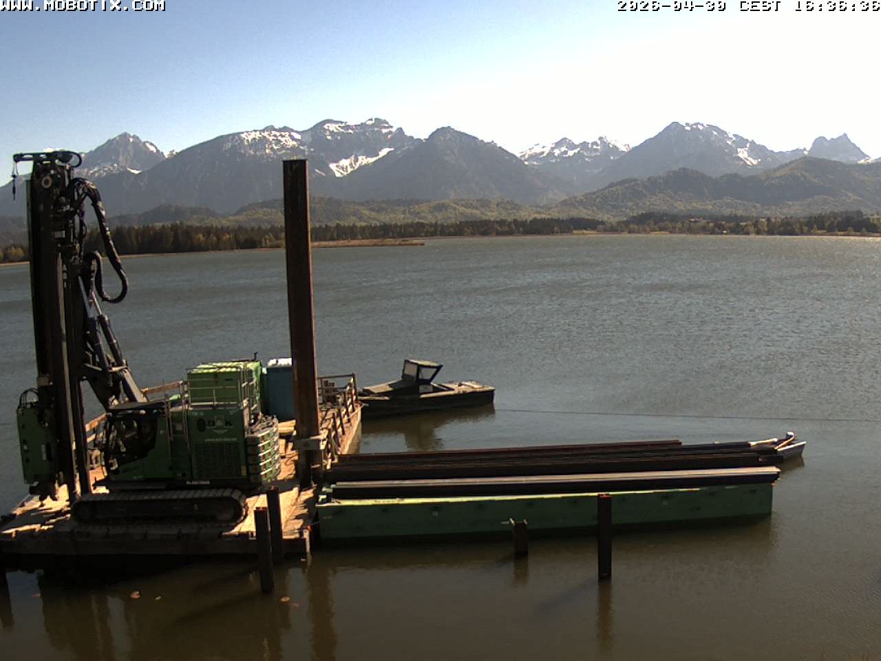 Archiv Foto Webcam Restaurant Fischerhütte am Hopfensee