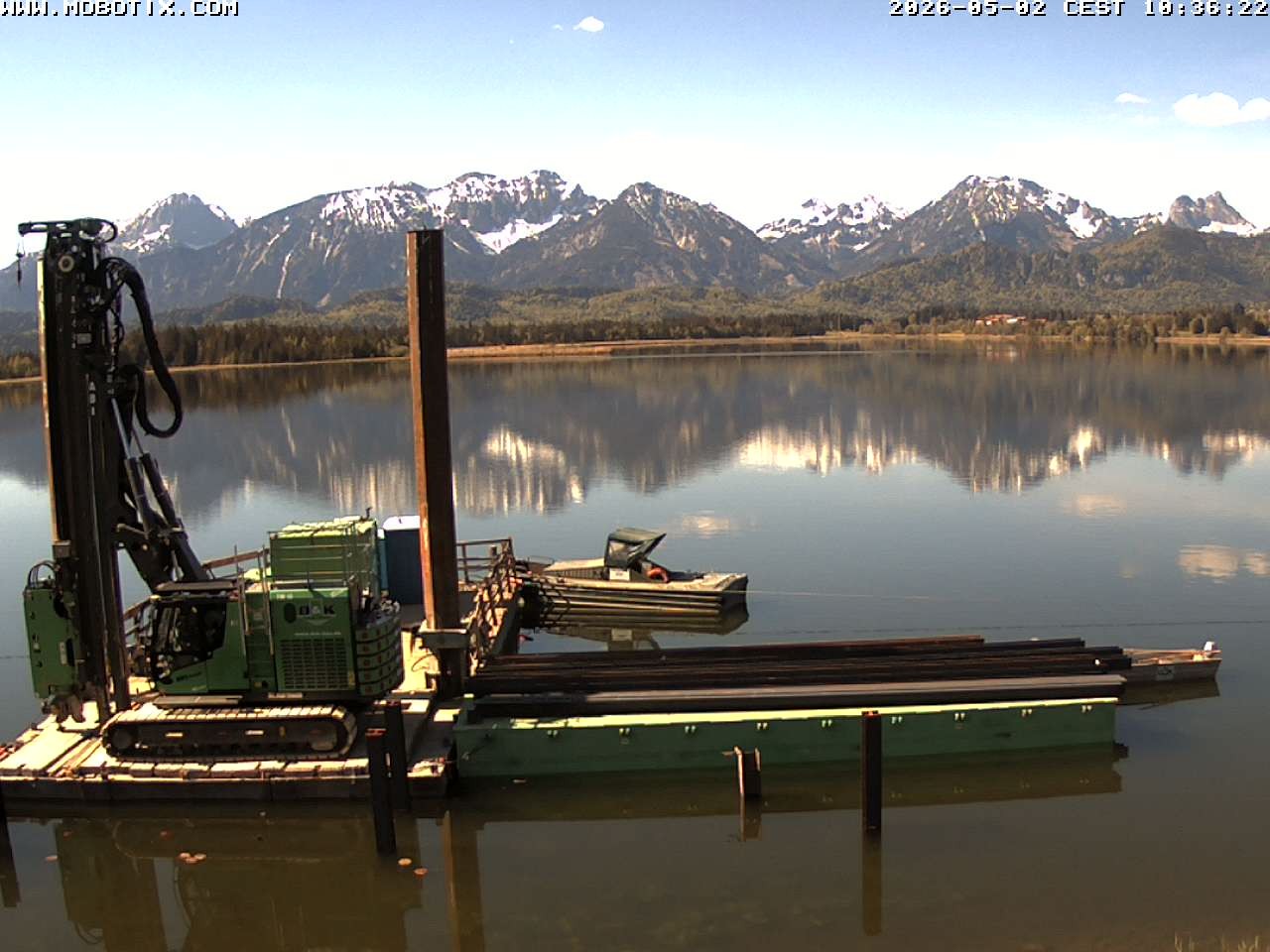 Archiv Foto Webcam Restaurant Fischerhütte am Hopfensee