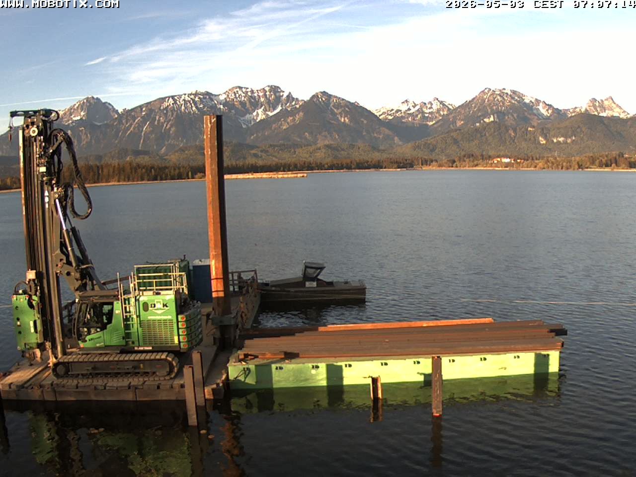 Archiv Foto Webcam Restaurant Fischerhütte am Hopfensee