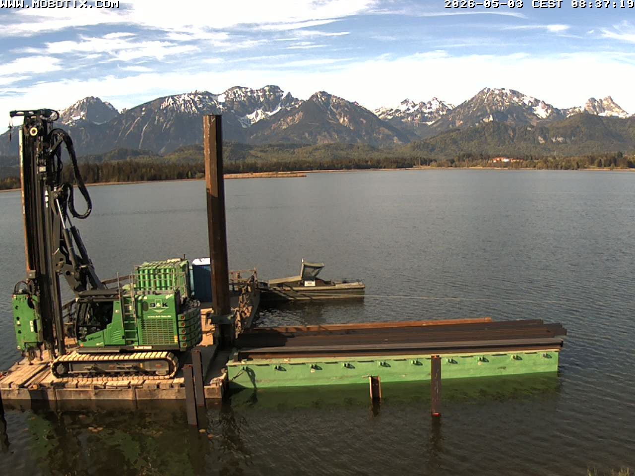 Archiv Foto Webcam Restaurant Fischerhütte am Hopfensee