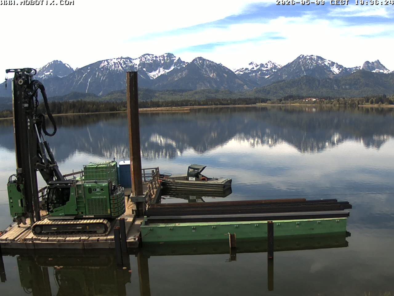 Archiv Foto Webcam Restaurant Fischerhütte am Hopfensee