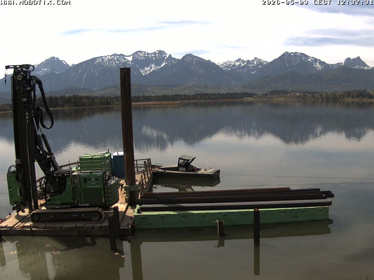 Archiv Foto Webcam Restaurant Fischerhütte am Hopfensee