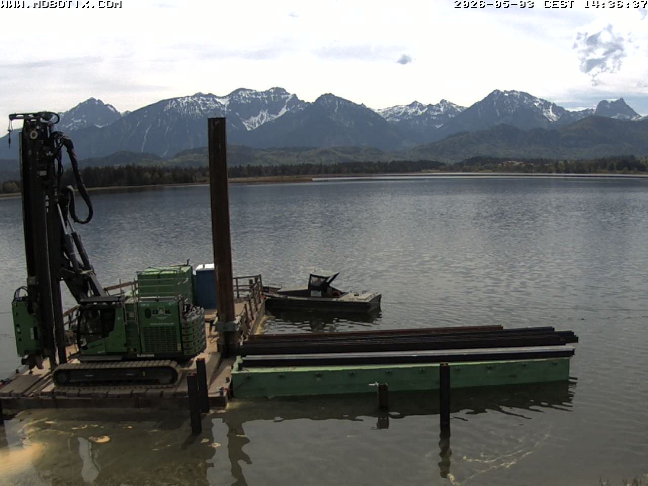 Archiv Foto Webcam Restaurant Fischerhütte am Hopfensee