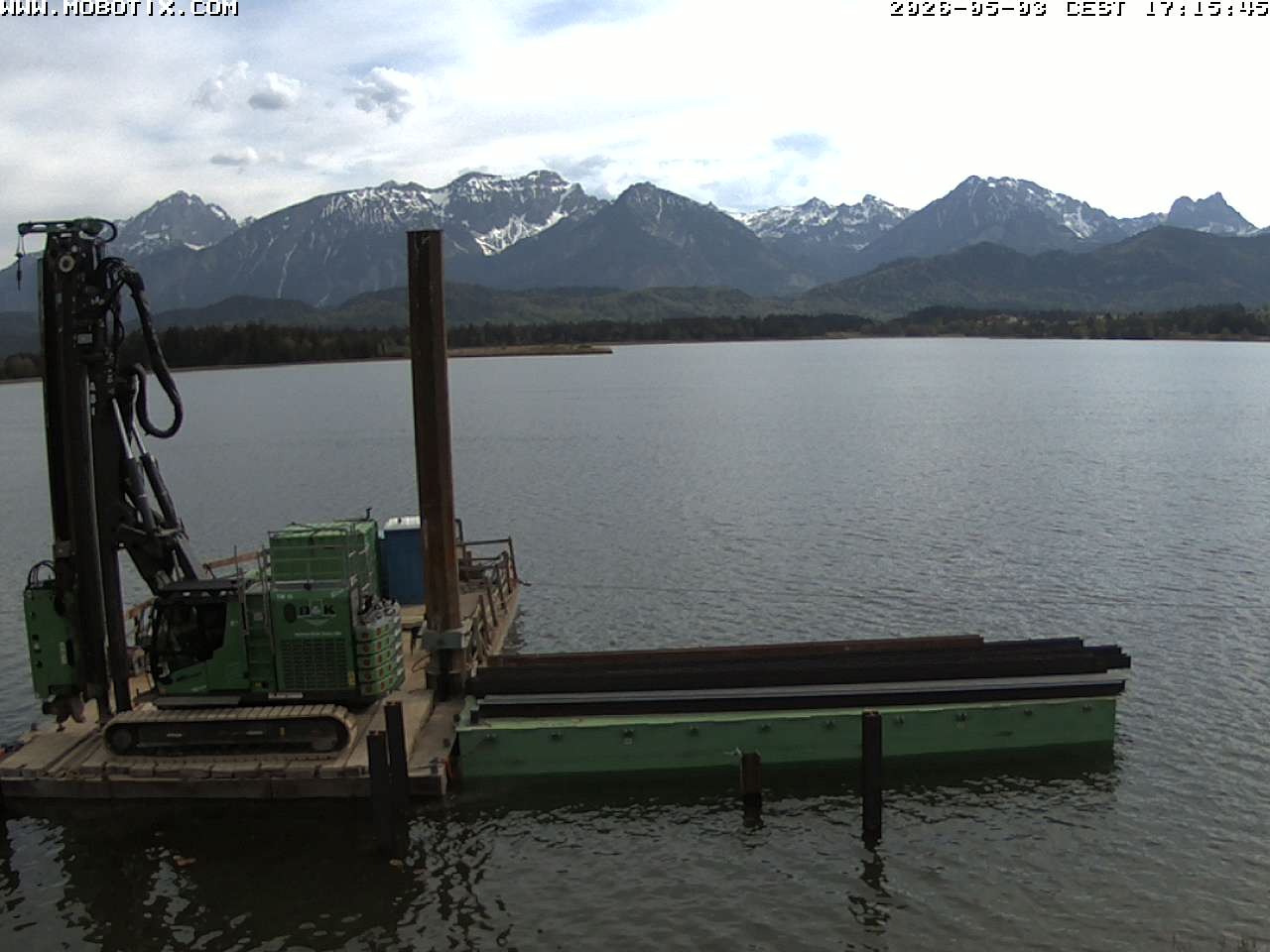 Archiv Foto Webcam Restaurant Fischerhütte am Hopfensee
