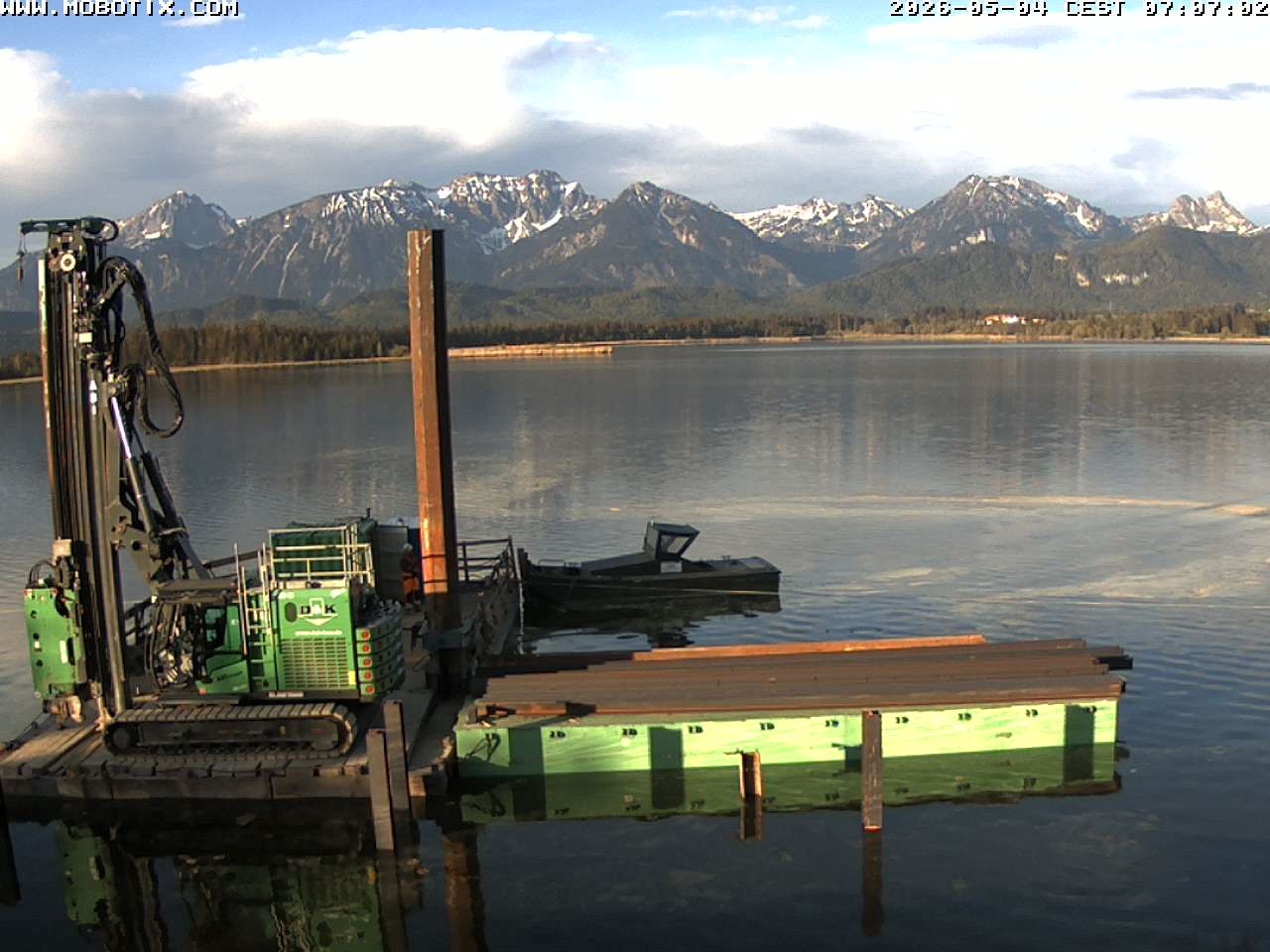 Archiv Foto Webcam Restaurant Fischerhütte am Hopfensee