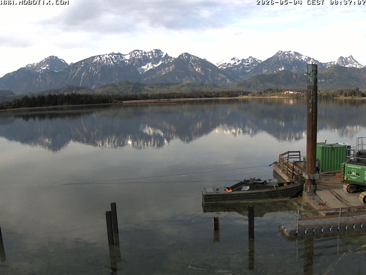 Archiv Foto Webcam Restaurant Fischerhütte am Hopfensee