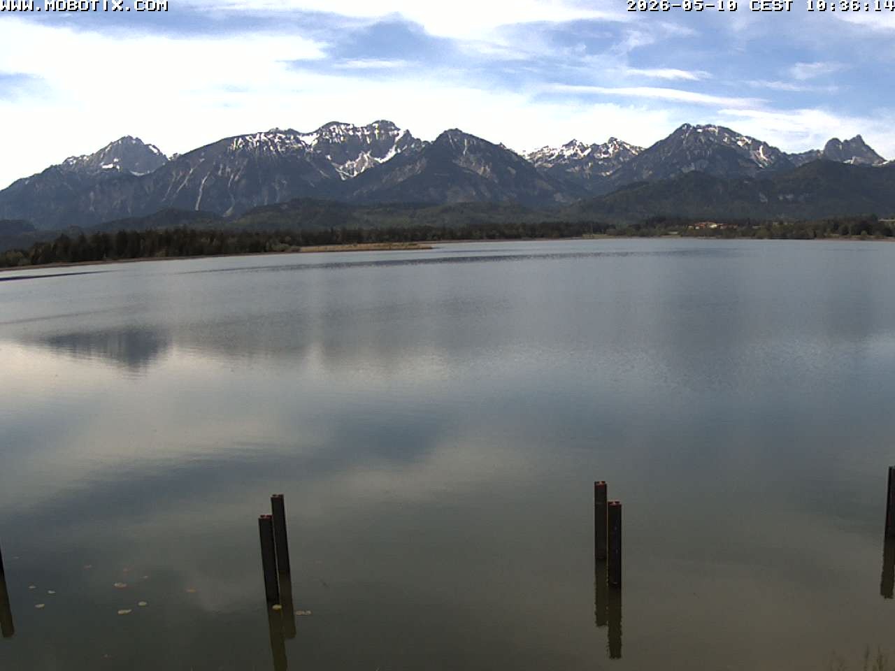Archiv Foto Webcam Restaurant Fischerhütte am Hopfensee
