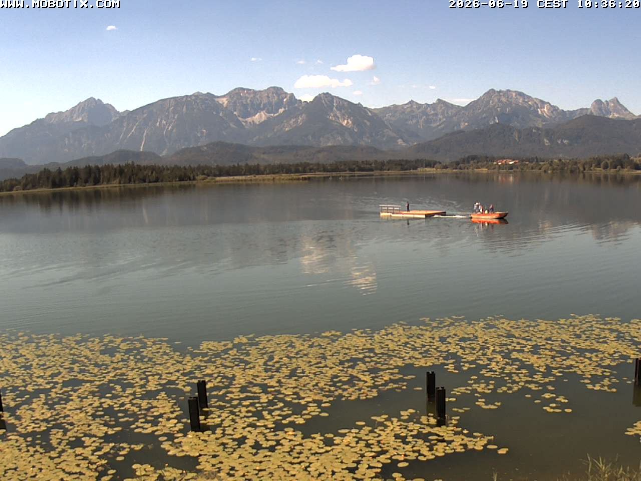 Archiv Foto Webcam Restaurant Fischerhütte am Hopfensee