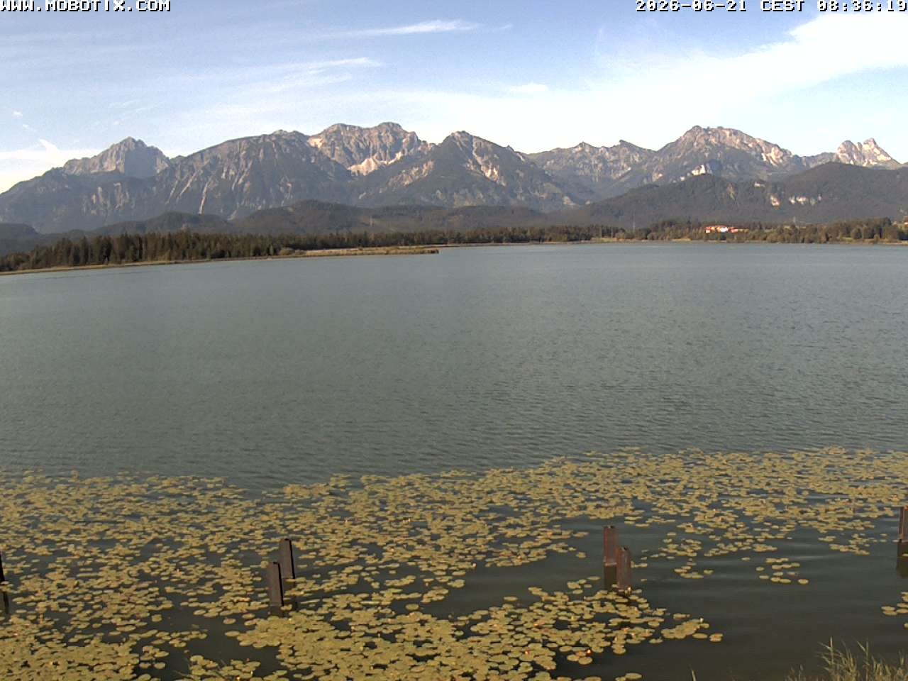 Archiv Foto Webcam Restaurant Fischerhütte am Hopfensee