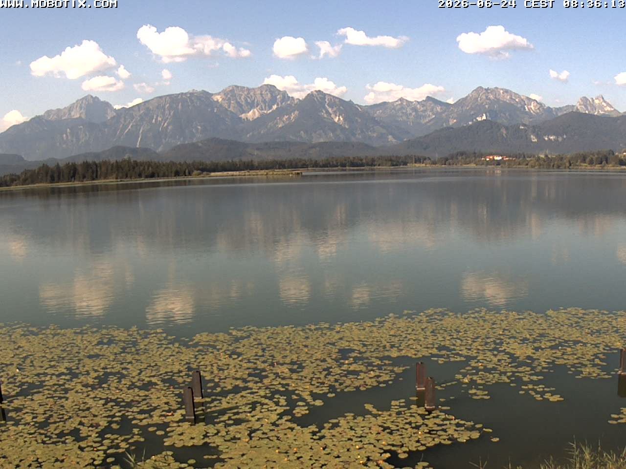 Archiv Foto Webcam Restaurant Fischerhütte am Hopfensee
