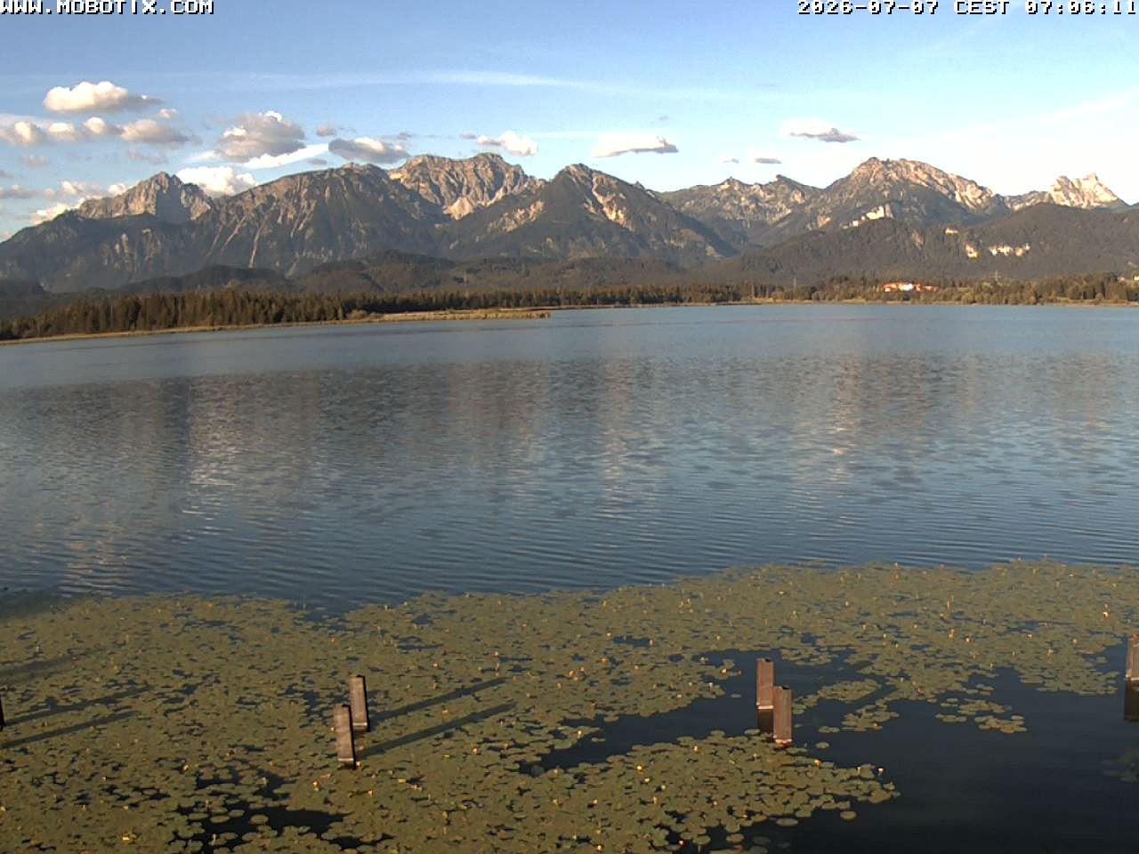 Archiv Foto Webcam Restaurant Fischerhütte am Hopfensee