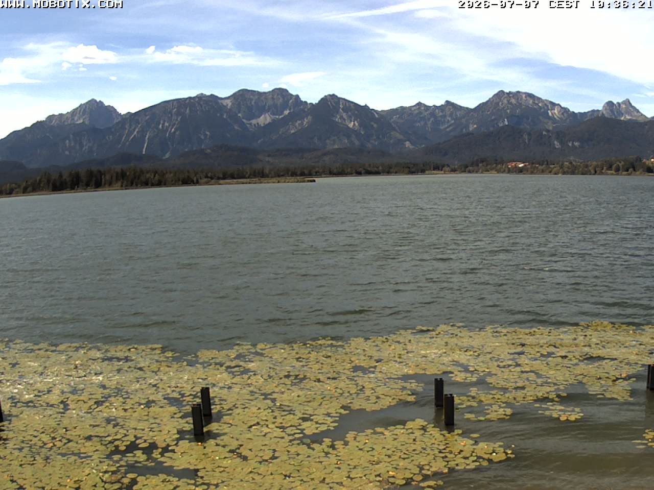 Archiv Foto Webcam Restaurant Fischerhütte am Hopfensee